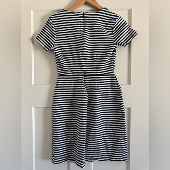 Womens Striped Mini Dress - Picture 2 of 5